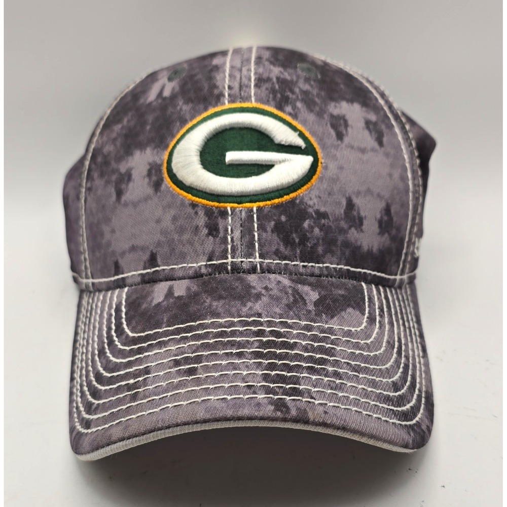 Reebok On-Field Green Bay Packers NFL Gray Camo S-M cap